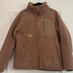 Cozy Brown Sherpa Jacket